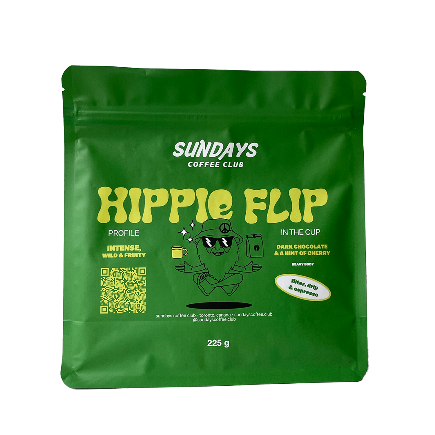'hippie flip' coffee