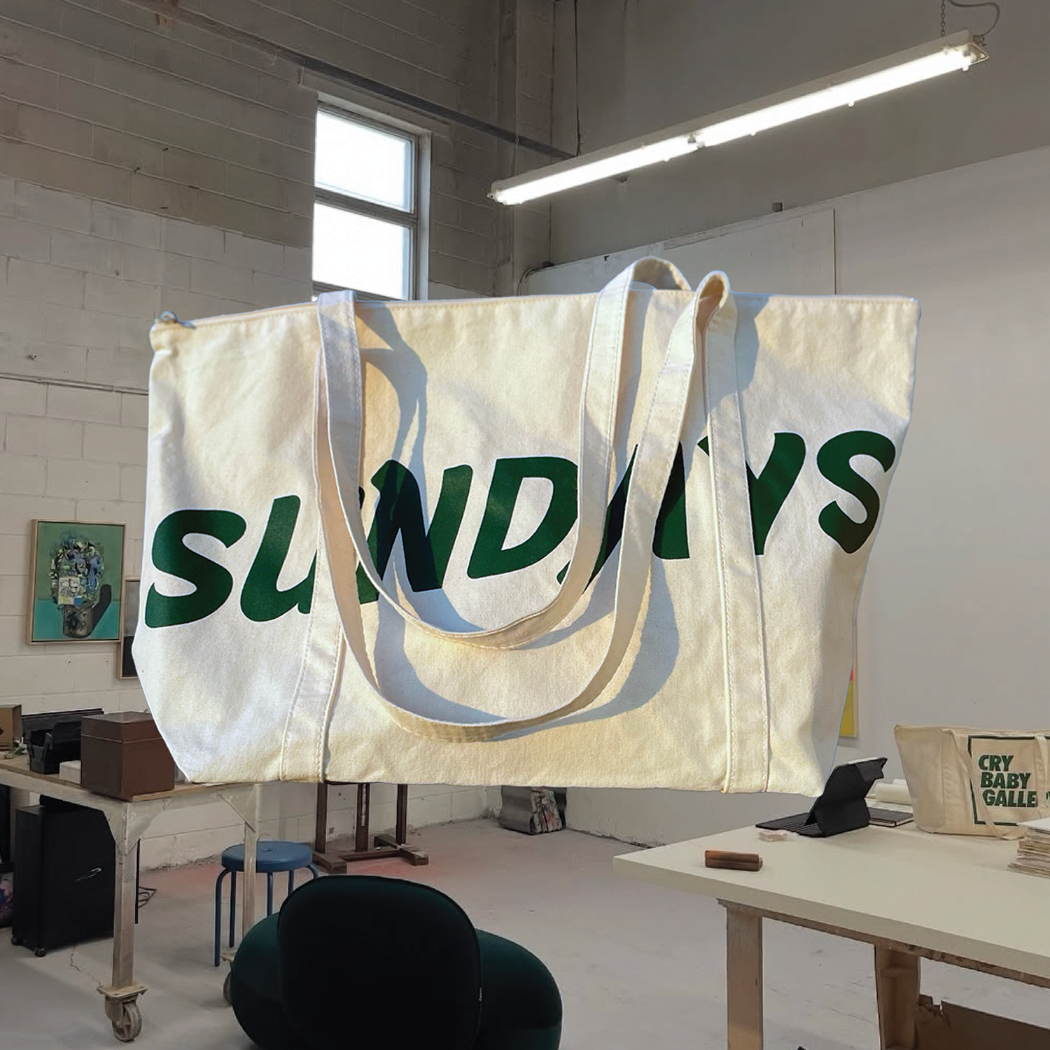 sundays x crybaby gallery tote